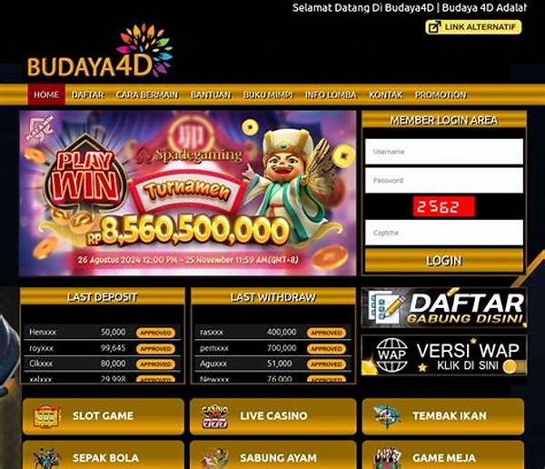 Budaya 4d