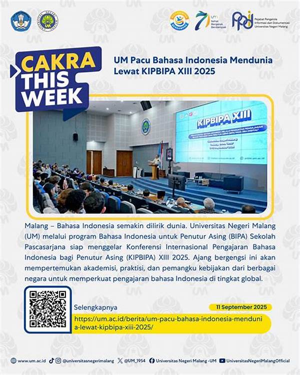 Menggila! Universitas Malang Pacu Bahasa Indonesia Lewat Kipbipa 2025, Bukti Bahasa Kita Kian Dilirik Global!