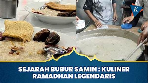 Jangan Sampai Punah! Tradisi Bubur Samin Masjid Darussalam Surakarta Jadi Objek Penelitian Internasional!